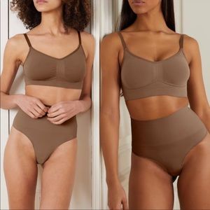 NEW Skims Seamless Sculpt Sculpting Bra Black Size Large / XL Bralette Minimal